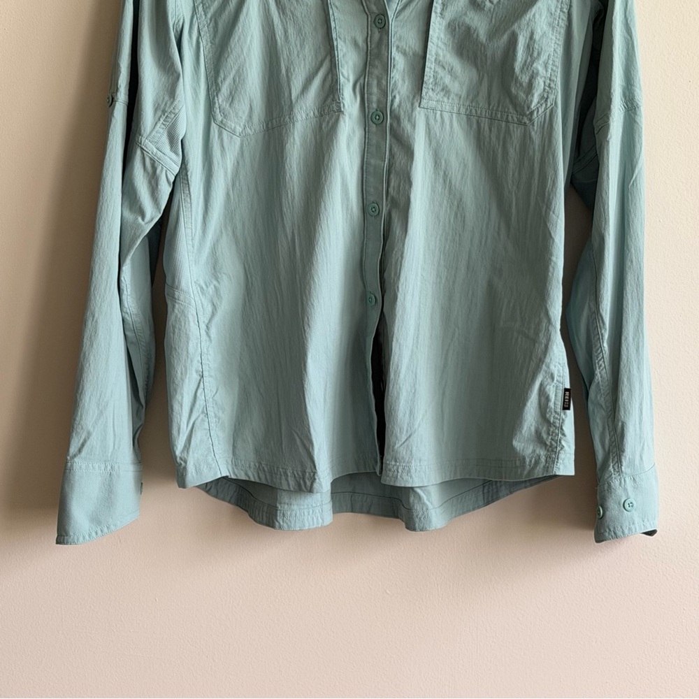 REI Co-op Women’s Lightweight Button Up Hiking Shirt Blue Size L - Picture 4 of 6